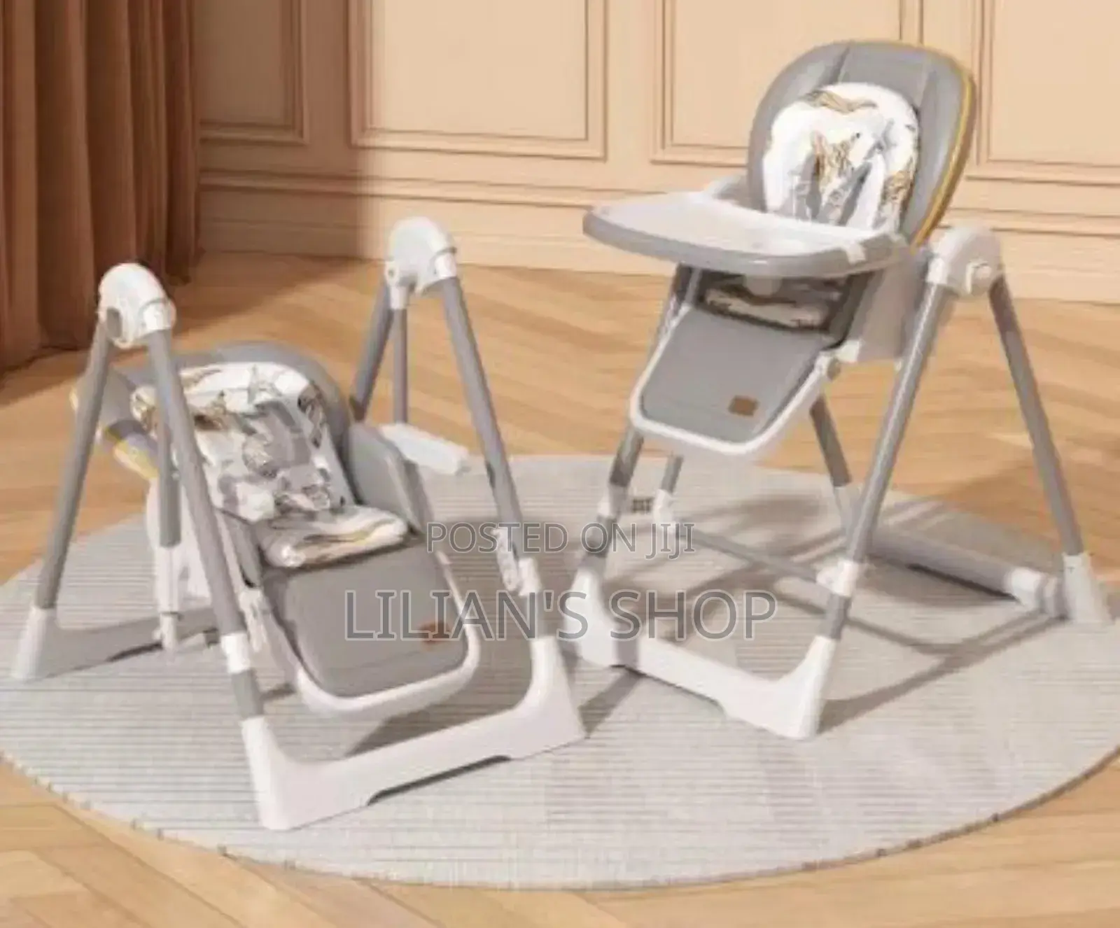 Brand New Plastic Multifunction Foldable High Feeding Chair