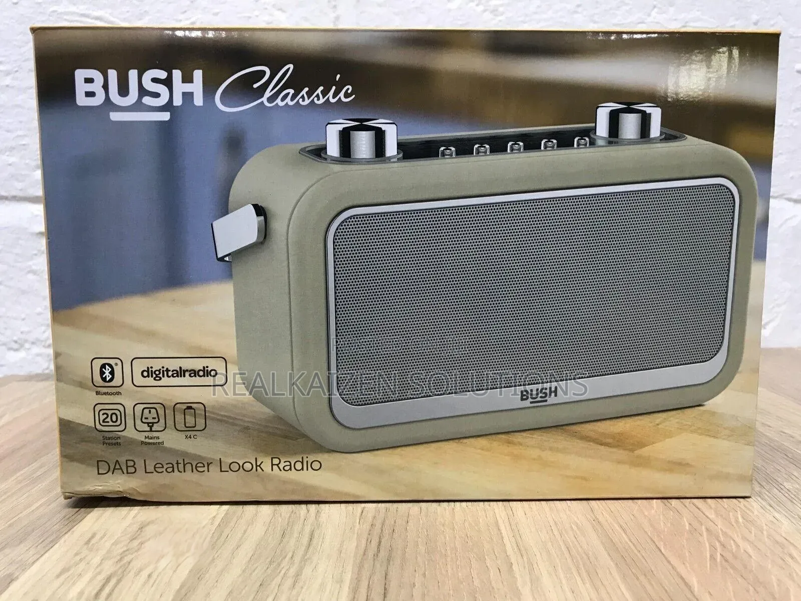 UK BUSH Classic Leather Look Bluetooth 
DAB FM Digital Radio