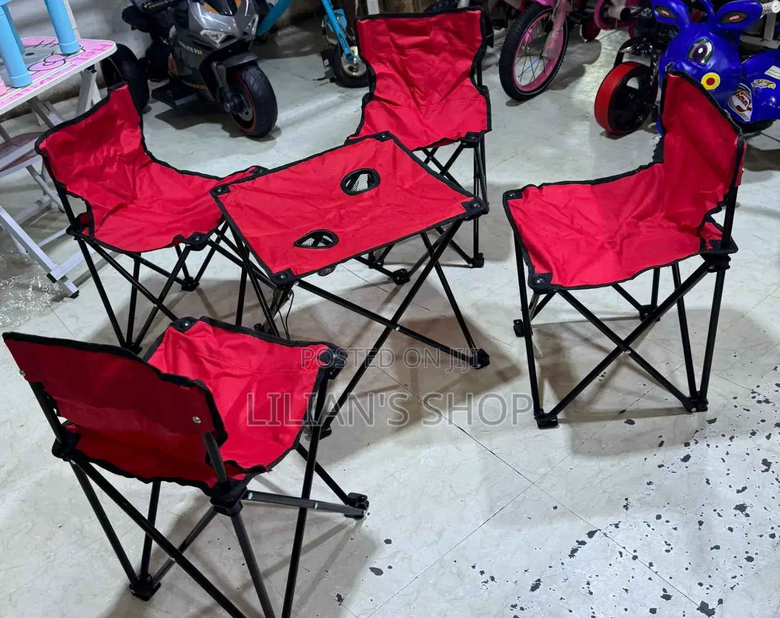 Foldable Camping Set, Chairs and a Table