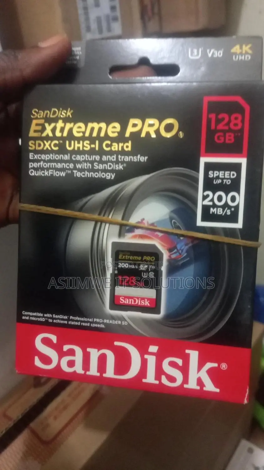 256gb Extreme Pro Sd Card 170mb/Sspeed
