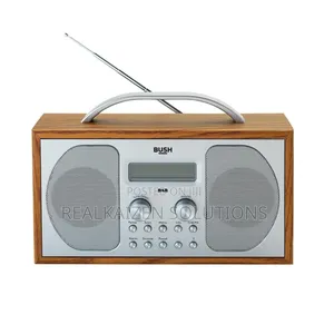 UK BUSH DAB FM Bluetooth Silver Wood Digital Radio