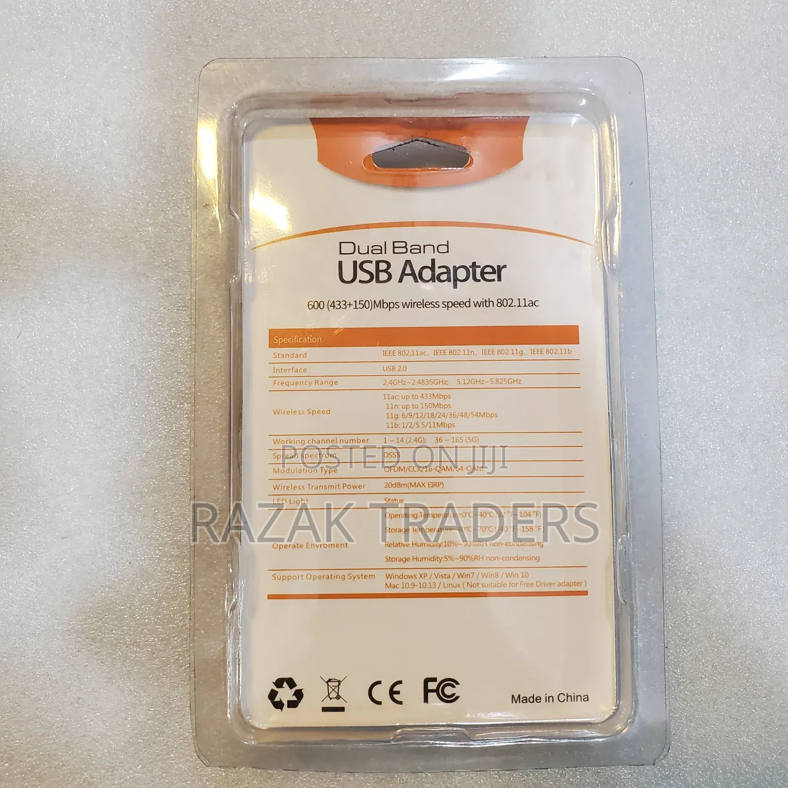 Network Card 600mbps USB Wifi Adapter USB Ethernet Wifi
