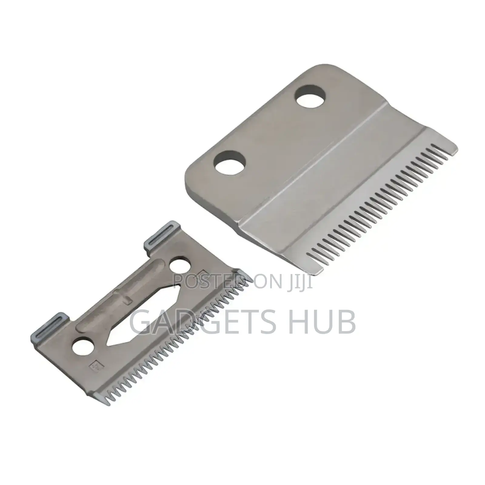 Wahl 2-Hole Taper Blade Set Silver Barber Blades for Adults