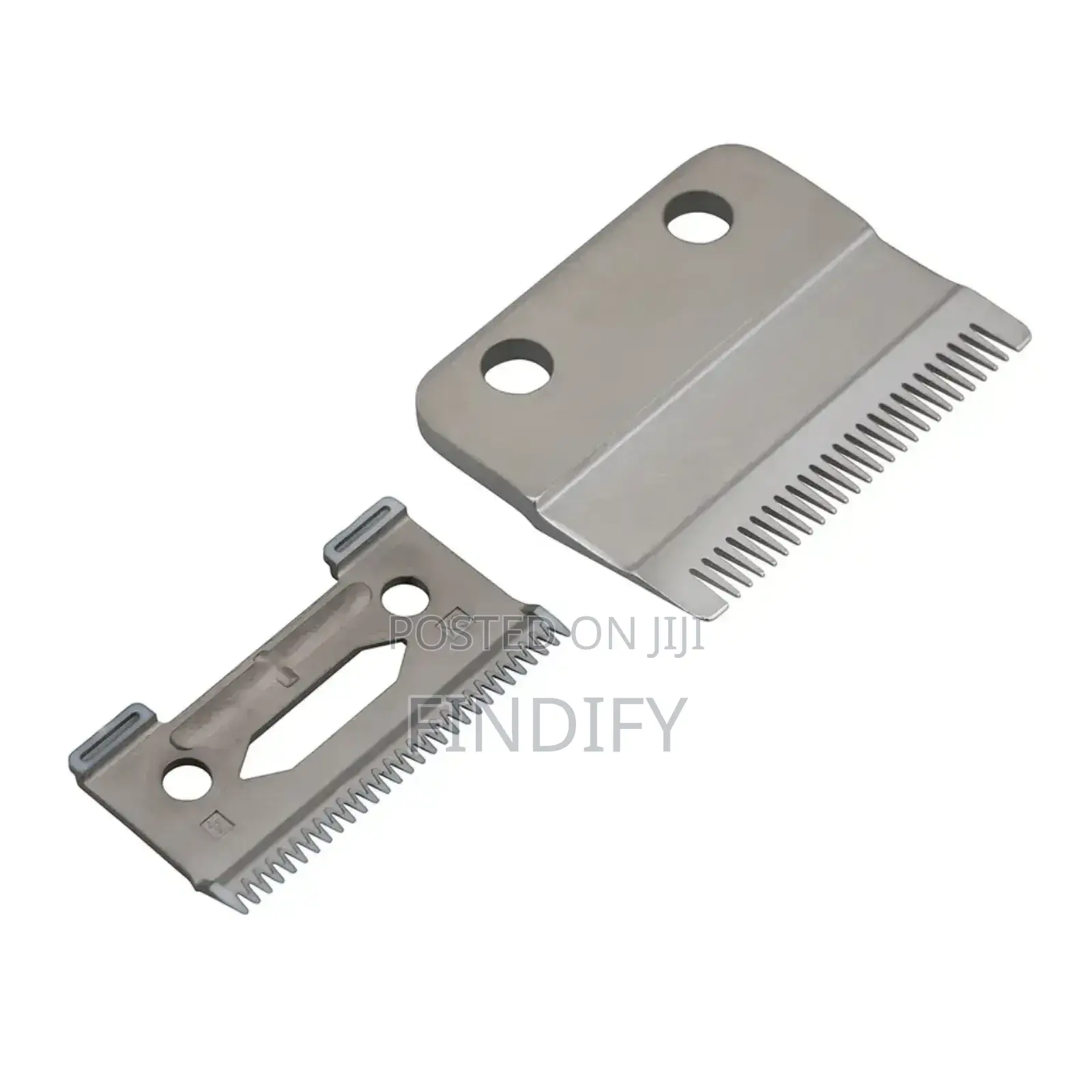 Wahl 2-Hole Taper Blade Set Silver Barber Blades for Adults