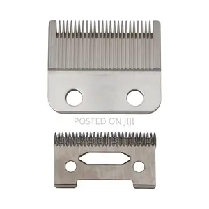 Wahl 2-Hole Taper Blade Set Silver Barber Blades for Adults