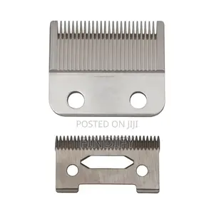 Wahl 2-Hole Taper Blade Set Silver Barber Blades for Adults