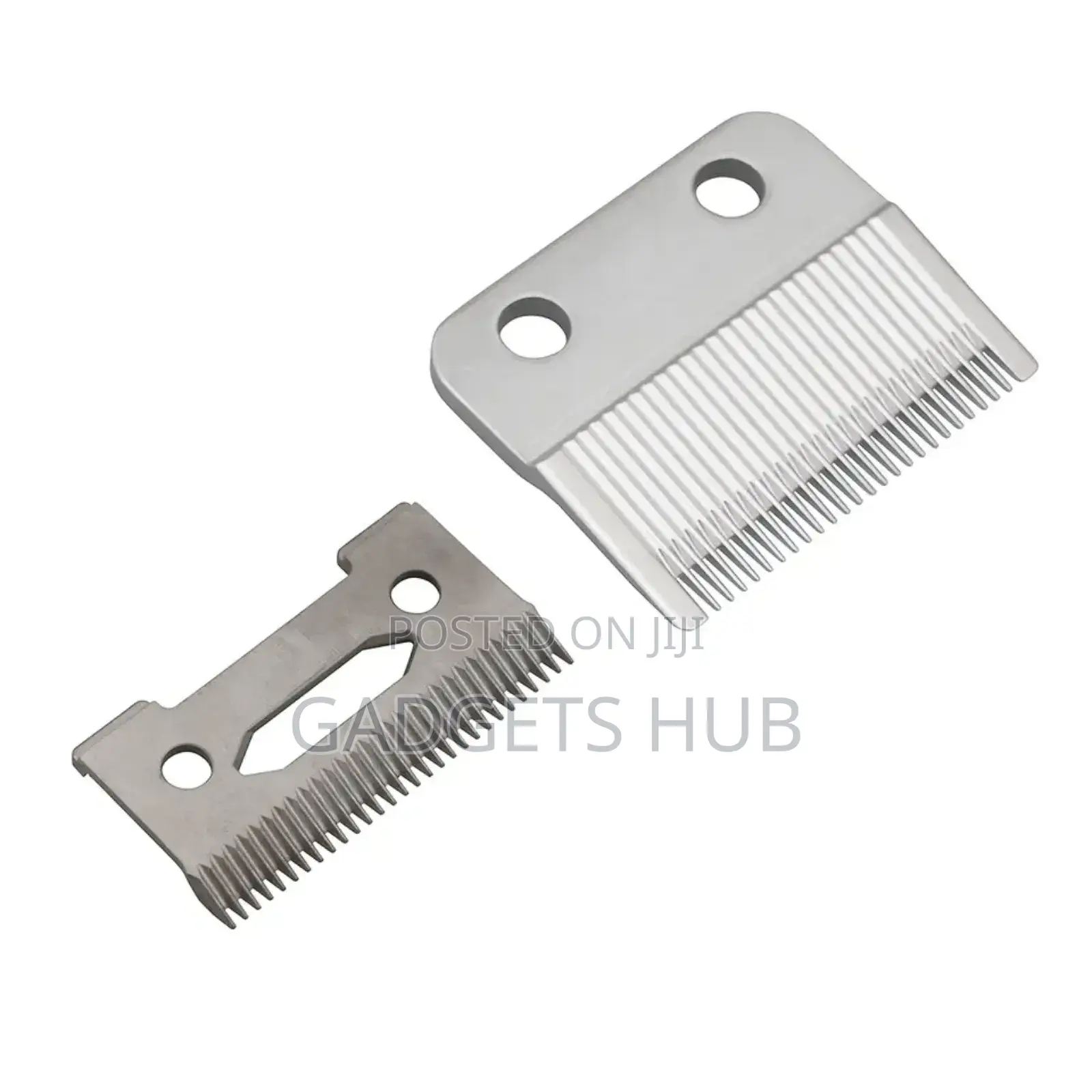 Wahl 2-Hole Taper Blade Set Silver Barber Blades for Adults