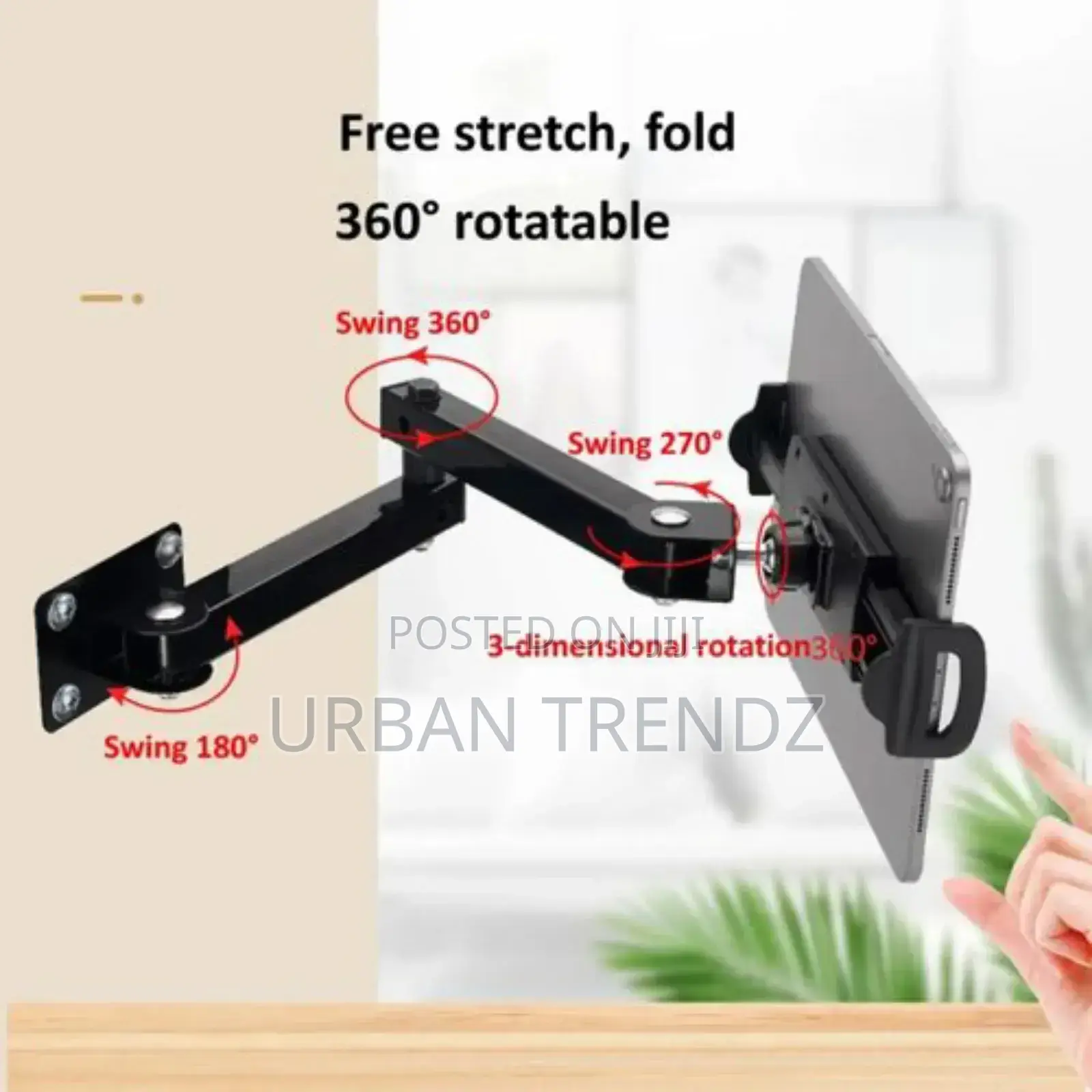 Wall Mount Tablet Cell Phone Stand Stretchabletablet Bracket