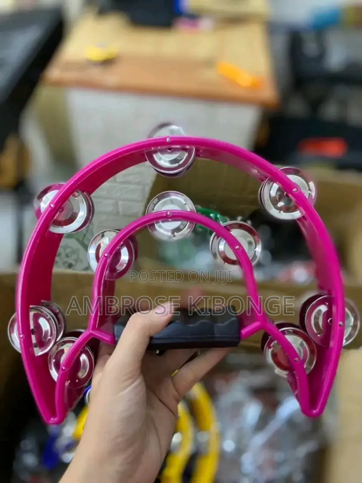 Excellent Quality Jingle Stainless Steel Tambourines/Shakers