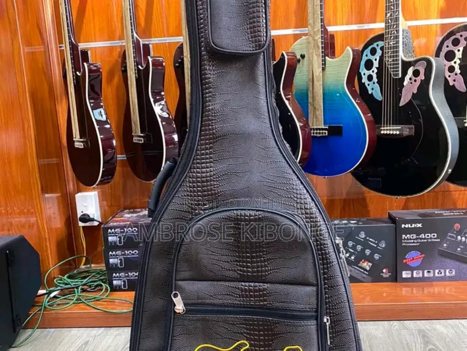 Double Padded Strong Sponge Box Guitar Instrument Gig Bags.