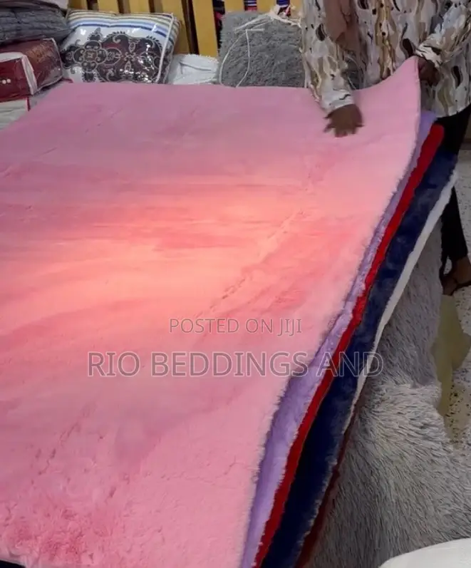 Rabbit Fur Carpet / Soft Material Available