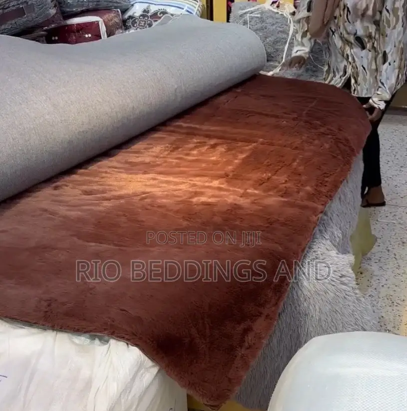 Rabbit Fur Carpet / Soft Material Available