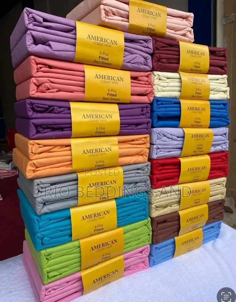 American Collection Fitted Bedsheets Six Pieces / Inside