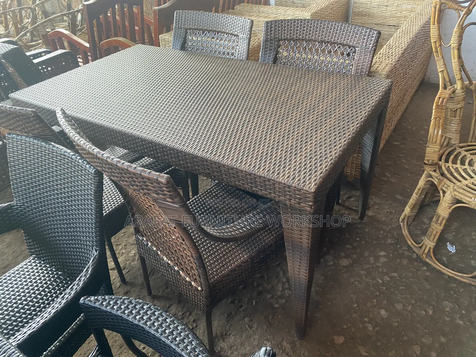 Rattan Dining Set/ Restaurant and Bar Rattan