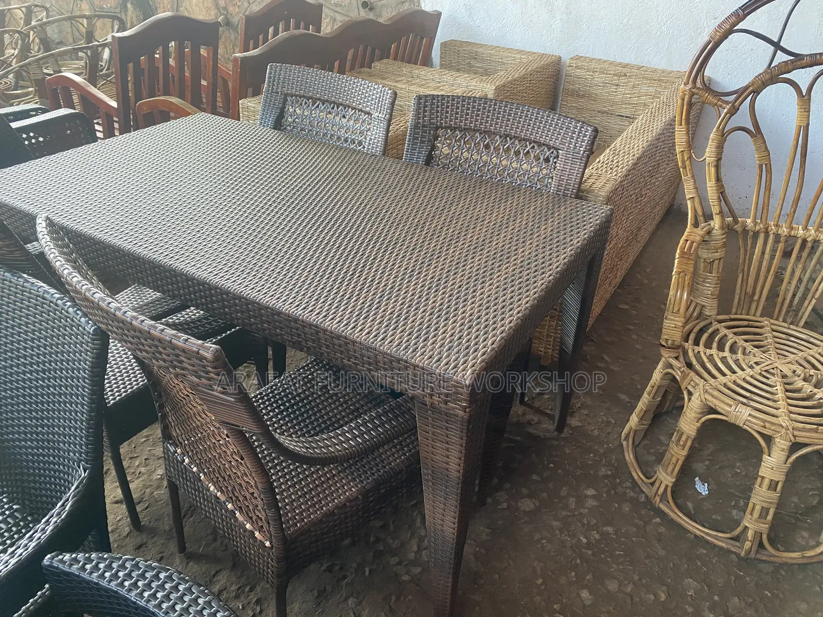 Rattan Dining Set/ Restaurant and Bar Rattan
