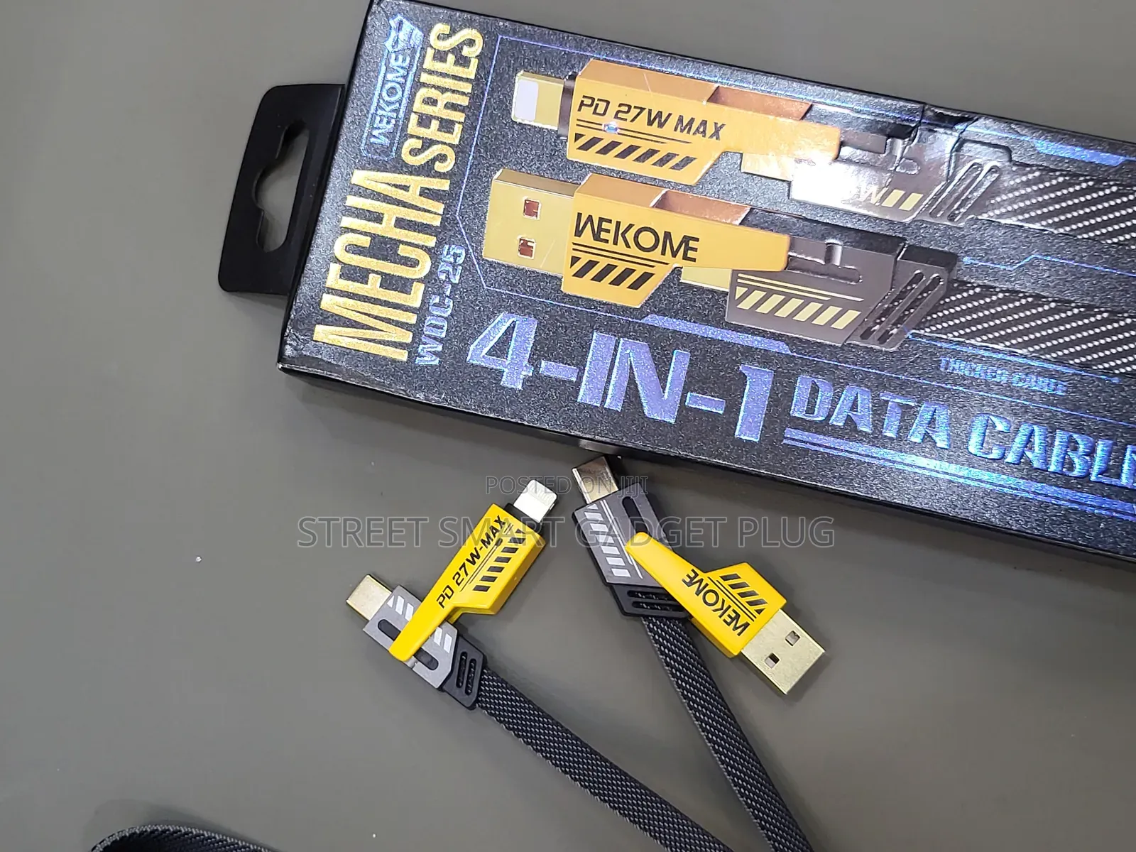 Wekome 4in1 65watts Data/Fast Charging CABLE