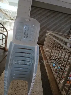 Thick Heavy-Duty Armless Plastic Chair
