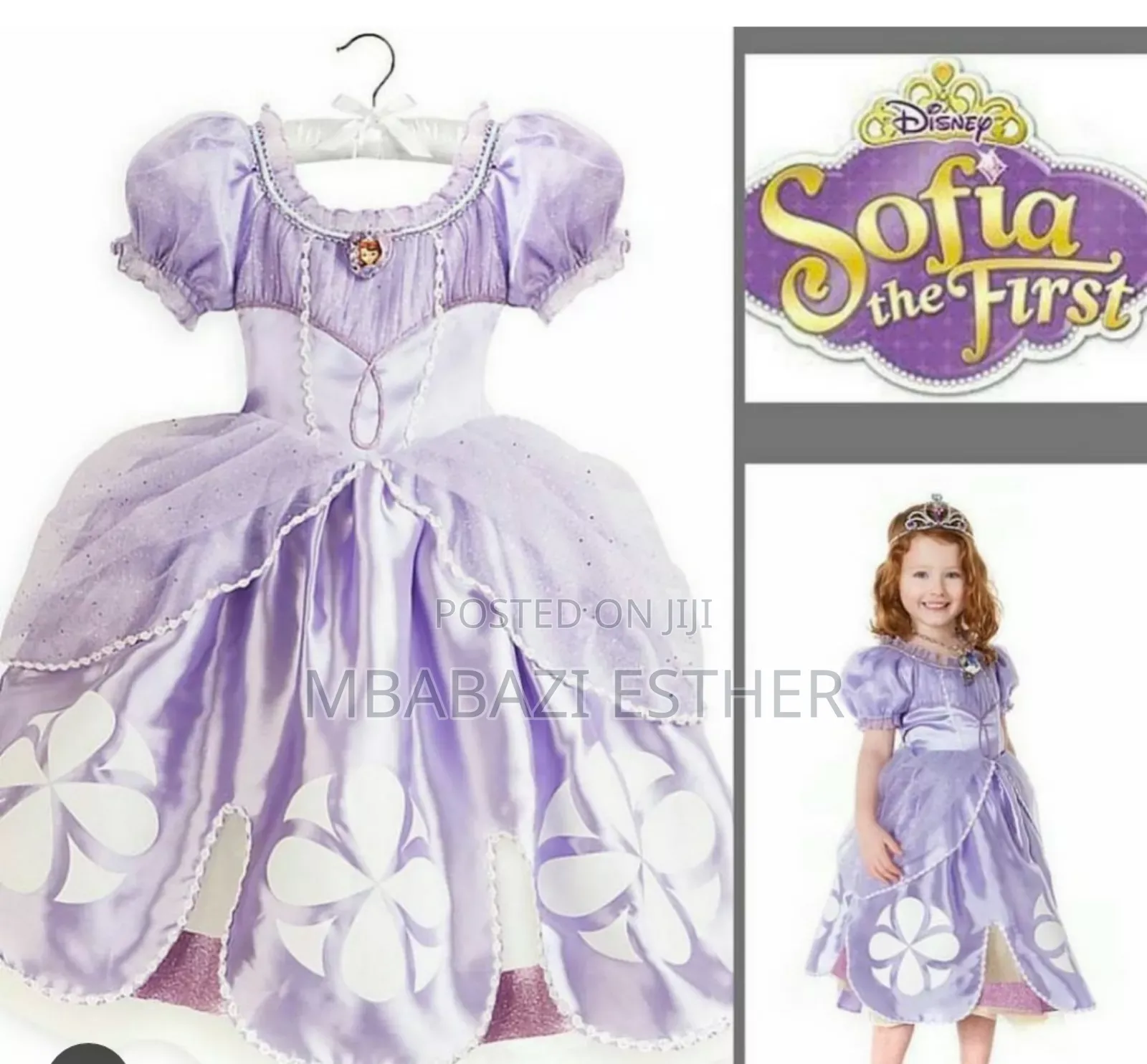 Sofia Play /Party Costume 3-6years