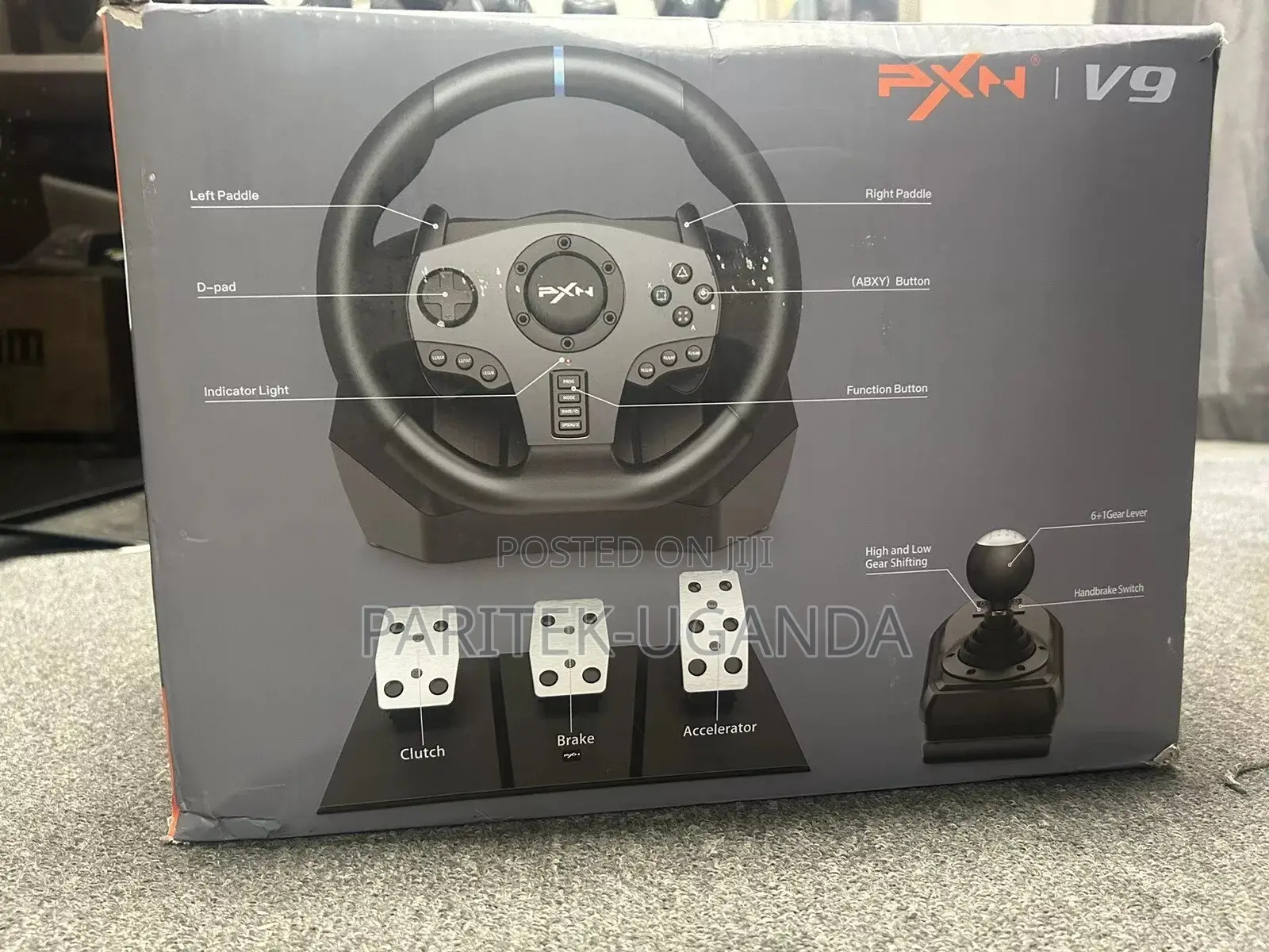 PXN V9 Racing Steering Wheel for Ps and Xbox
