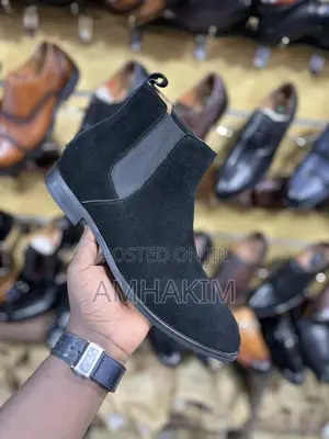 New Men's Classic Suede Chelsea Boots in Stock