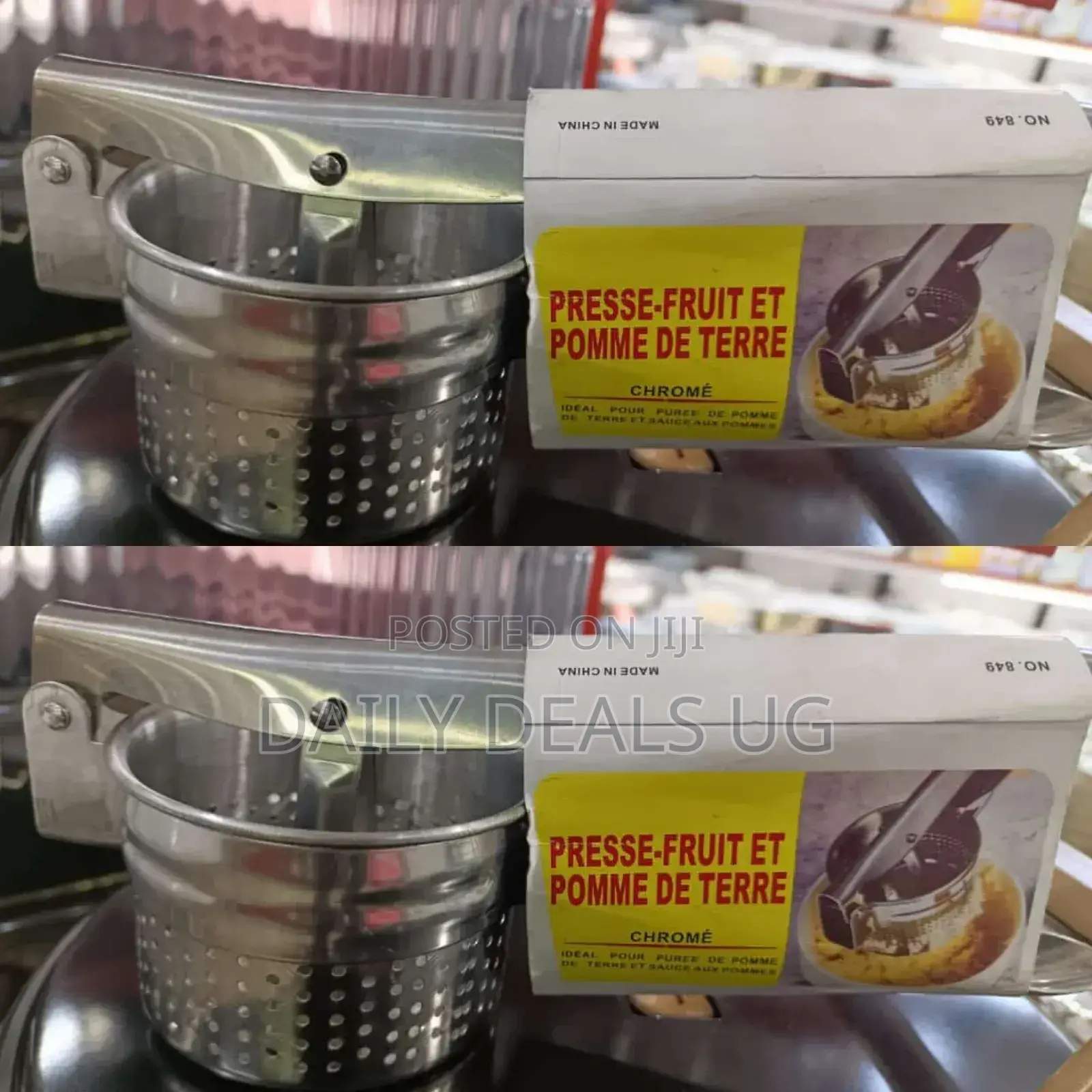 Stainless Garlic Press