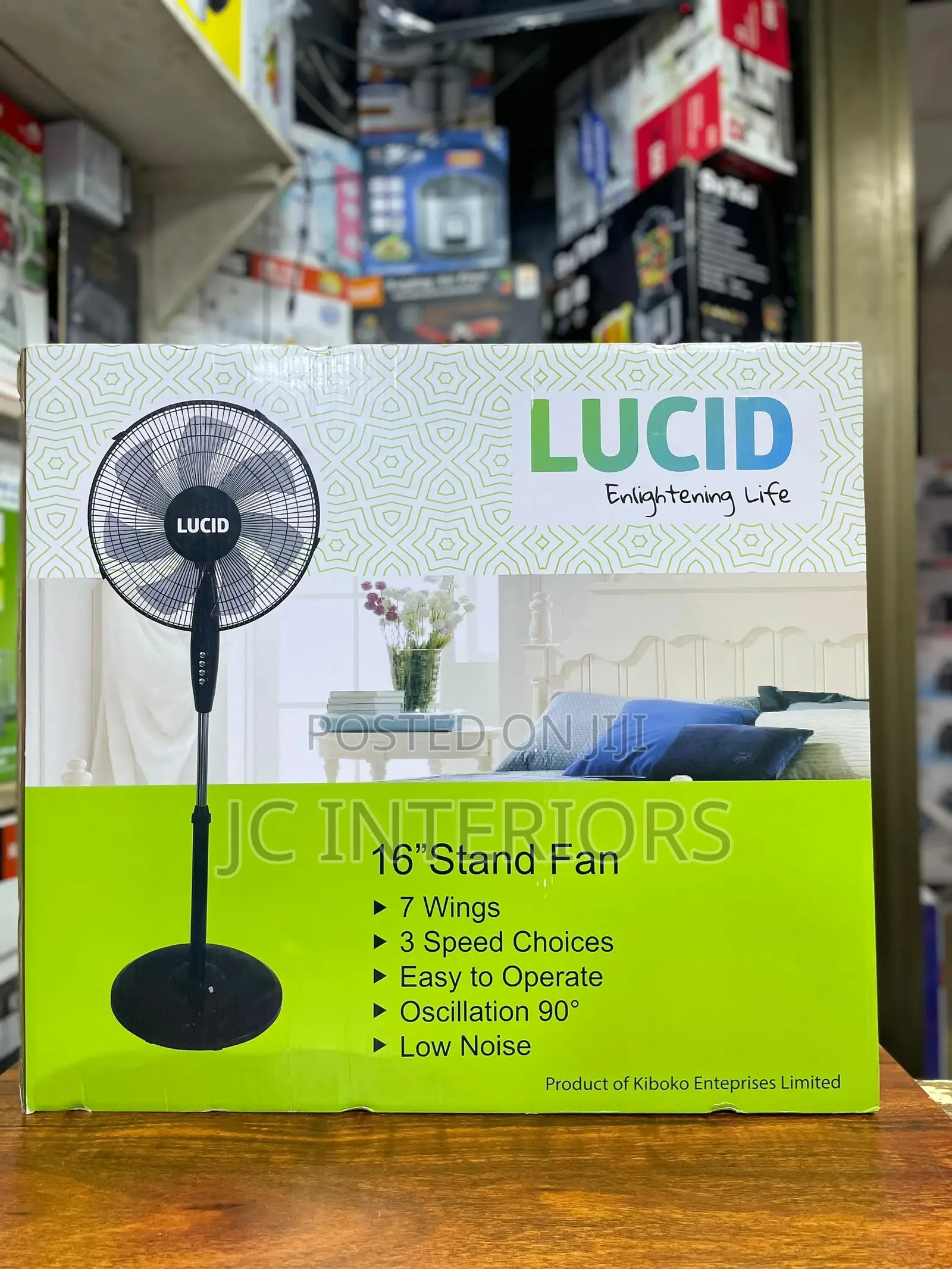 Lucid Fan With a Remote