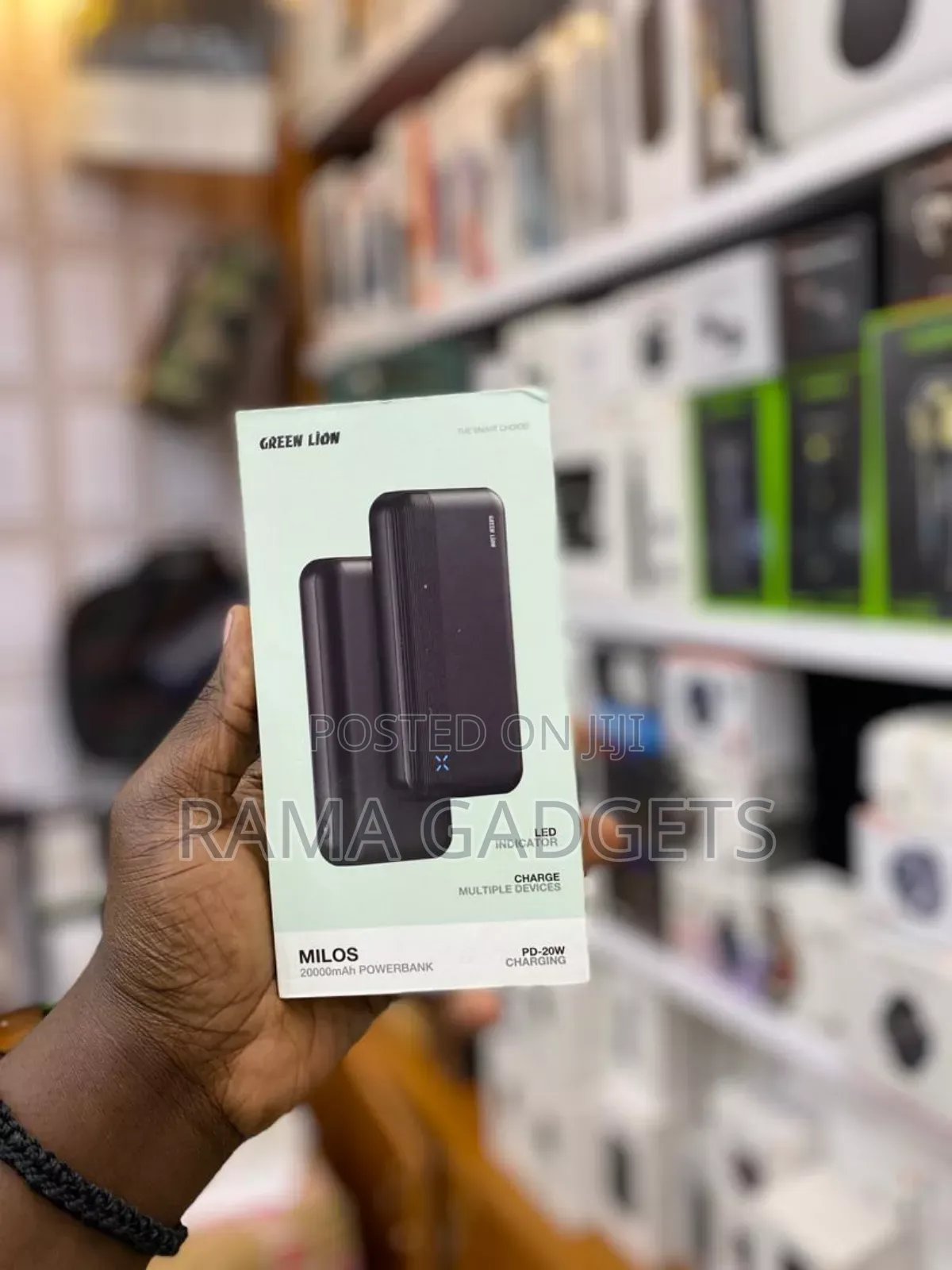 Green Lion Milos 20000mah Powerbank - Black
R