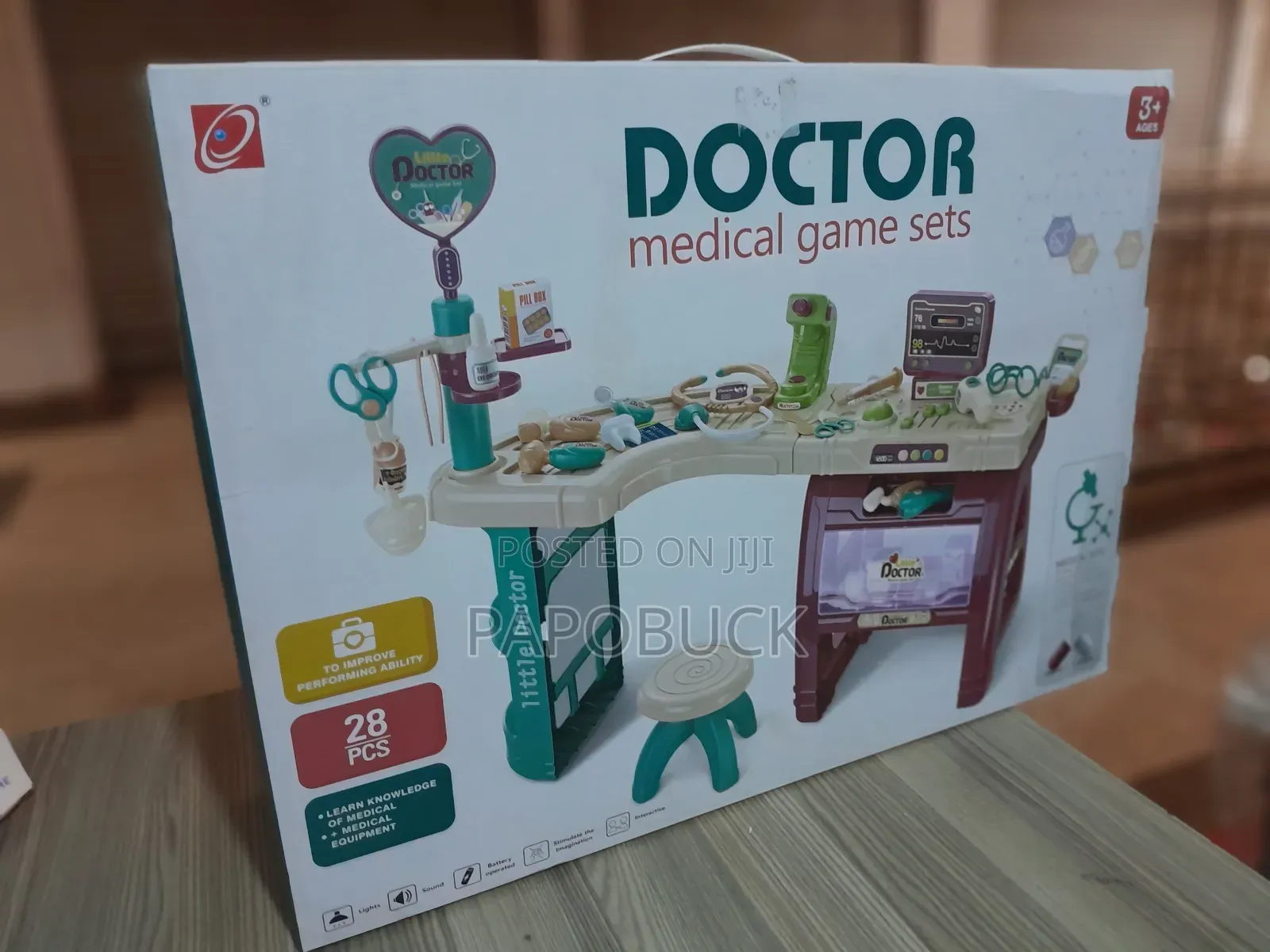 28pcs Kids Doctor Medical Game Set