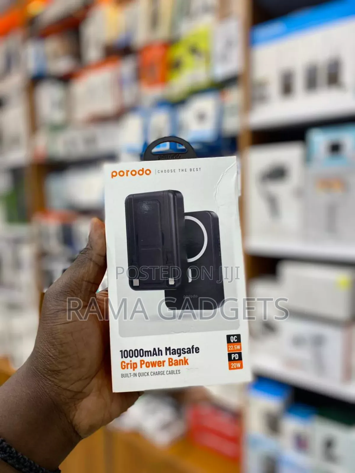Porodo 10000 Mah Magsafe Powerbank Grip