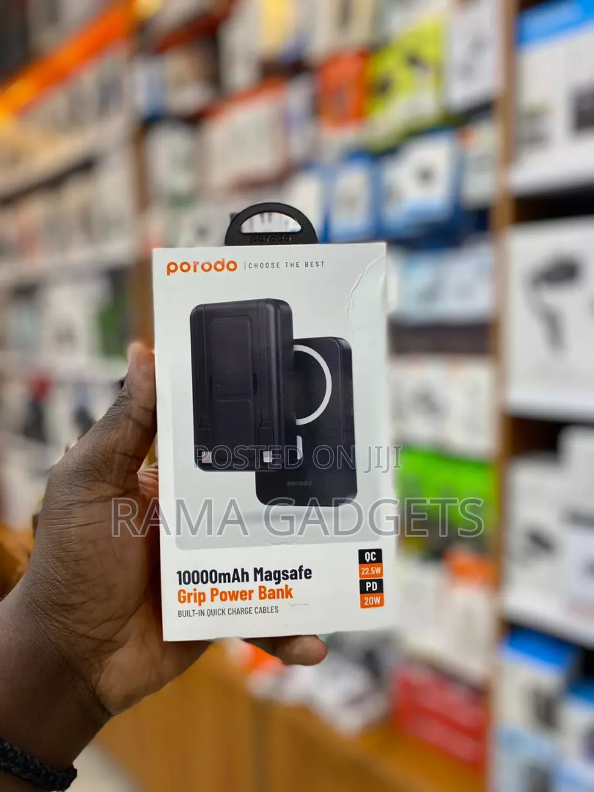 Porodo 10000 Mah Magsafe Powerbank Grip