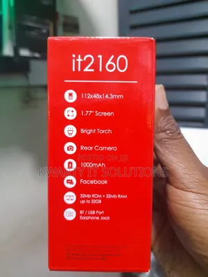 New Itel it2160 Black
