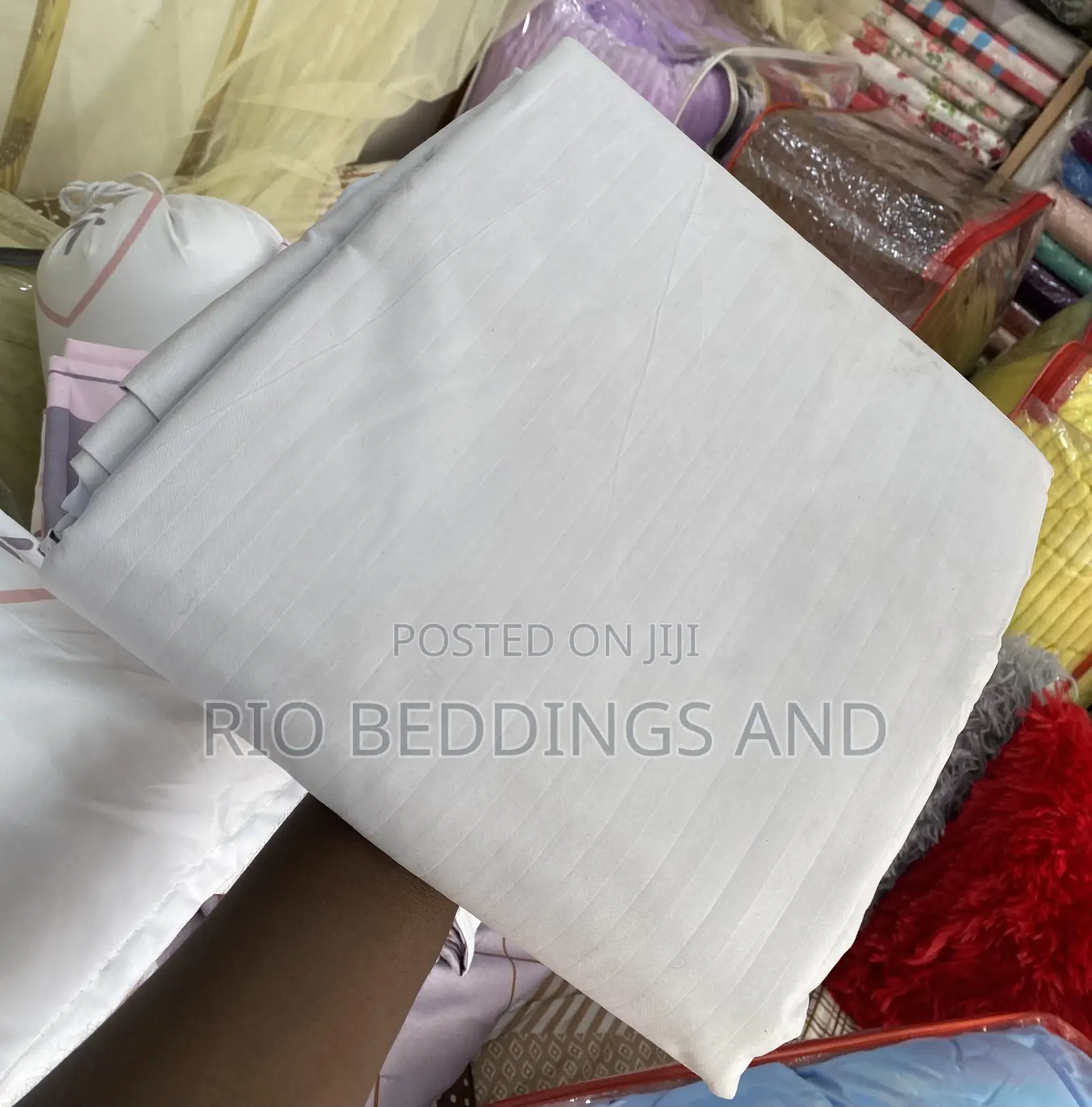 Pure Cotton Plastic Bedsheets 6x6