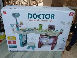 28pcs Toddler Medical Toy Station Pretend Play Kit WTH Chair