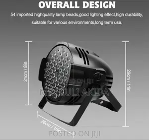 Disco 80w 54x1w Led 3in1 DMX Lamp RGB Par Can Stage Lights