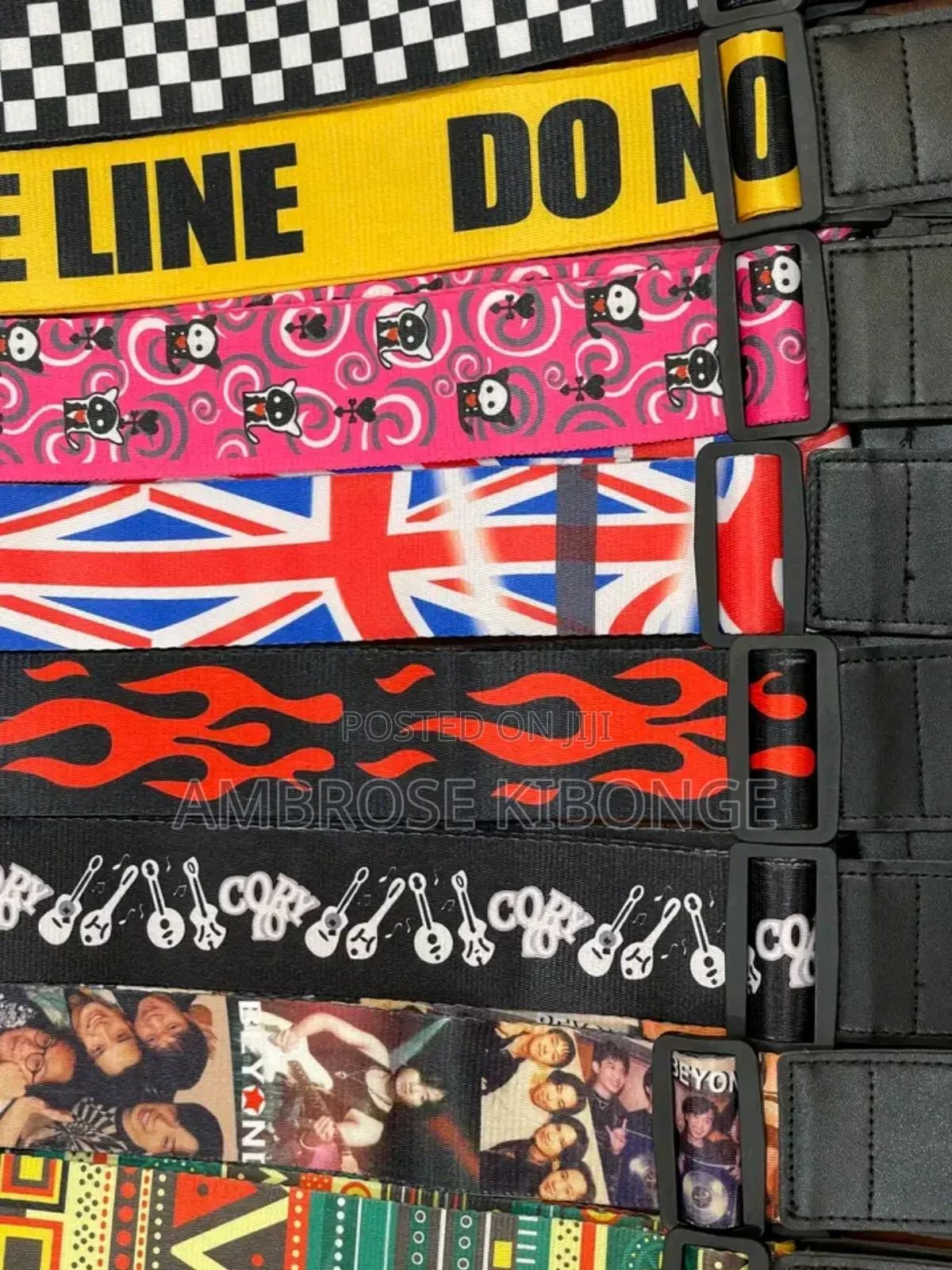 Durable Quality Adjustable Strong Nylon Guitar Strap/Belts.