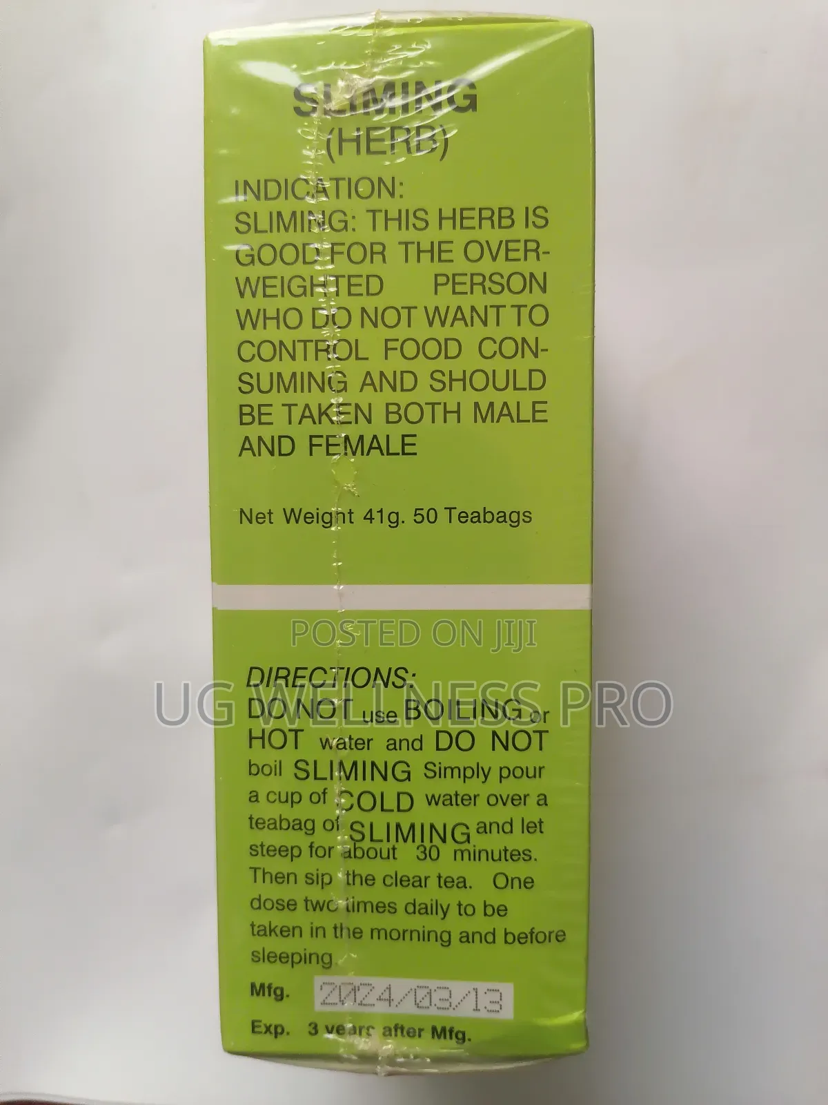 Slimming Herbal 50 Tea Bags for Weight Management