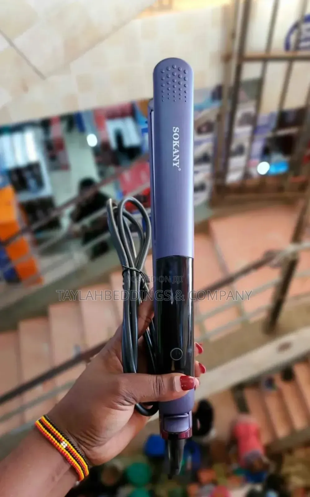 2 in 1 Straightener and Curling Iron Titanium