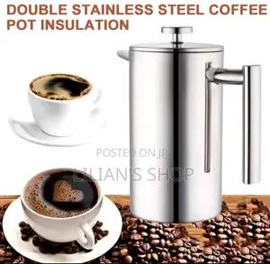 1 Litre Stainless Steel French Coffee Press Maker Pot