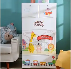 Cartoon Kid's Wardrobe Plastic