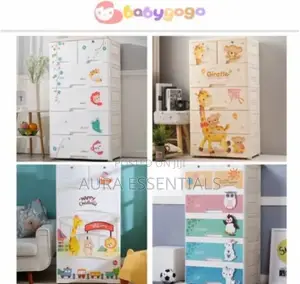 Cartoon Kid's Wardrobe Plastic