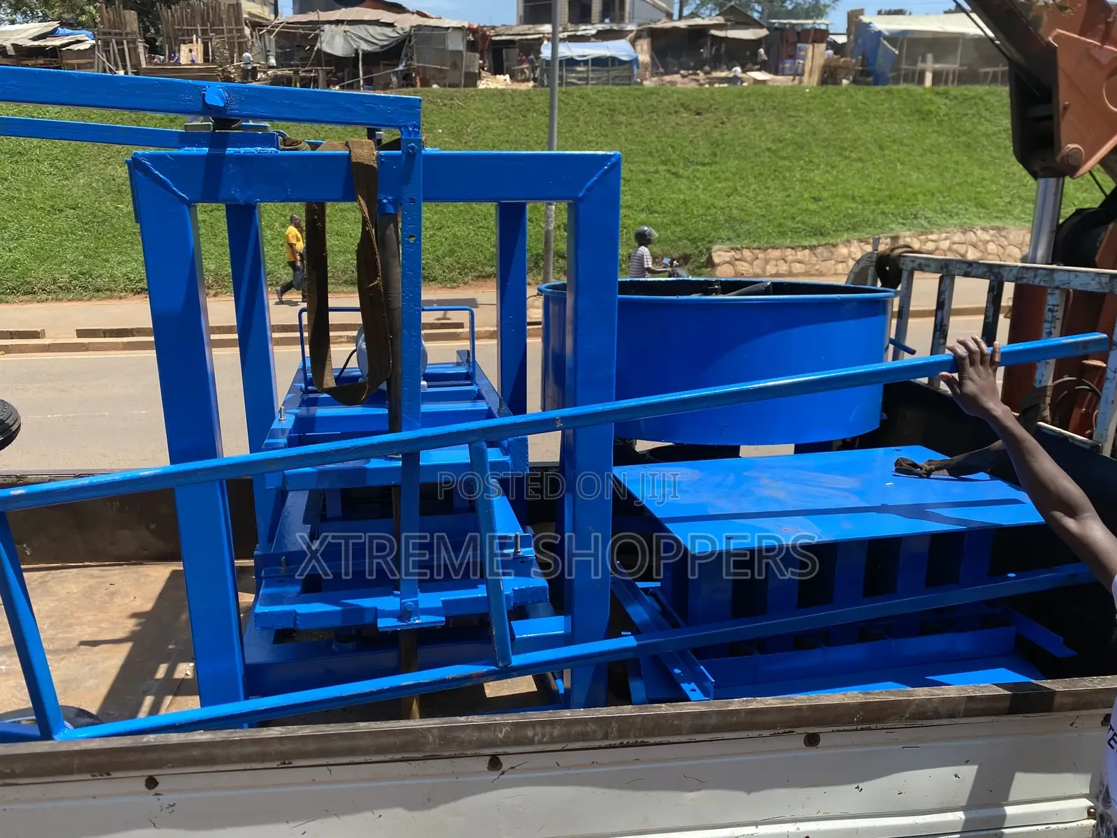Full Set /Semi Automatic Electric Concrete Block Machine