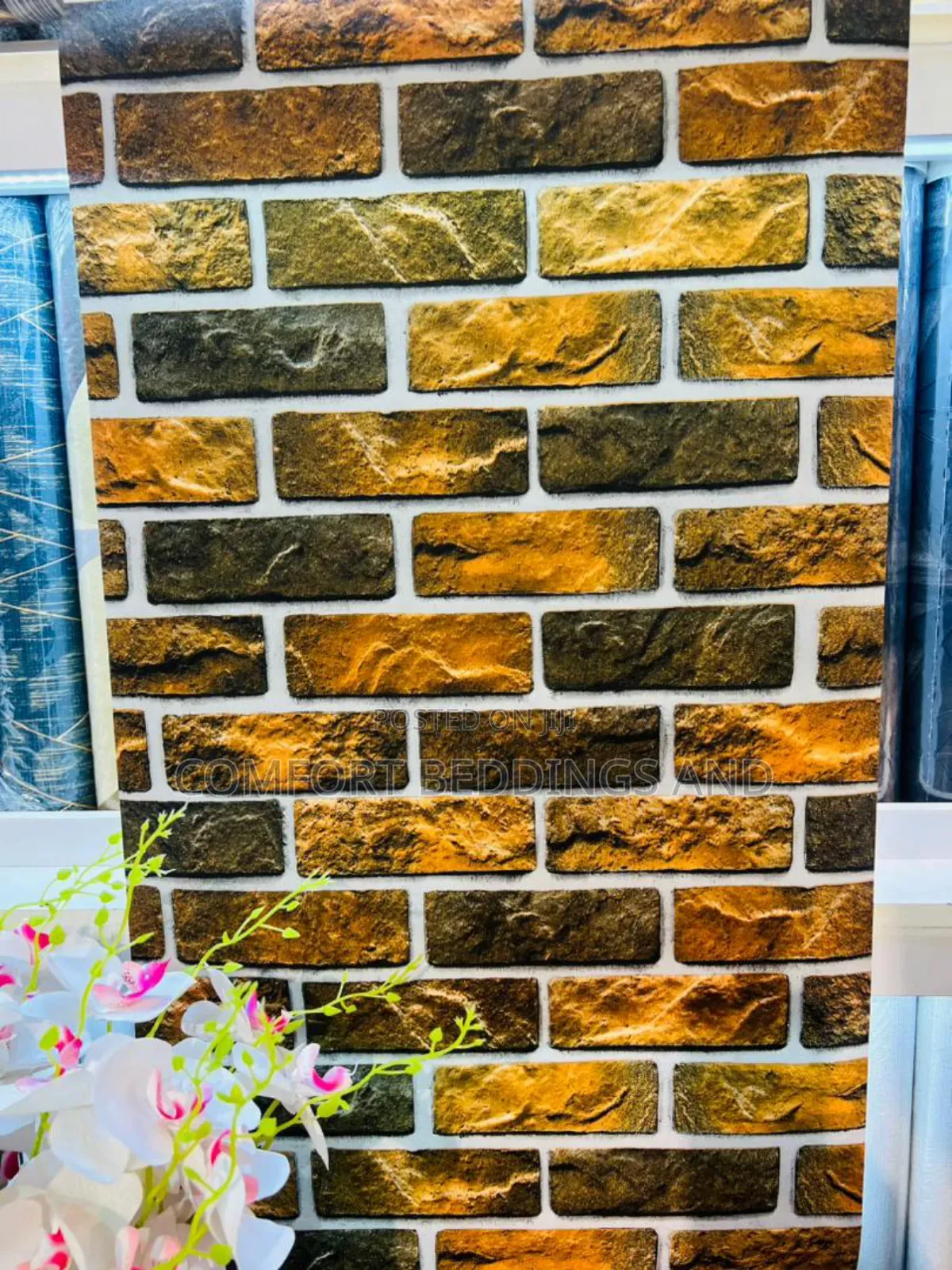 Brick Wallpapers Rose Gold