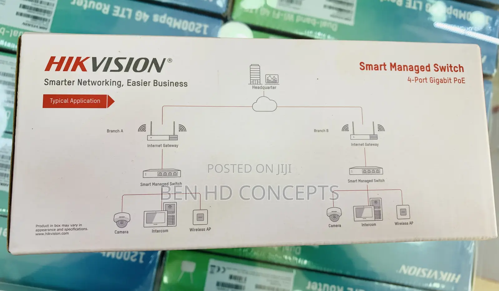 4 Ports Poe Gigabit Smart Switch Hikvision