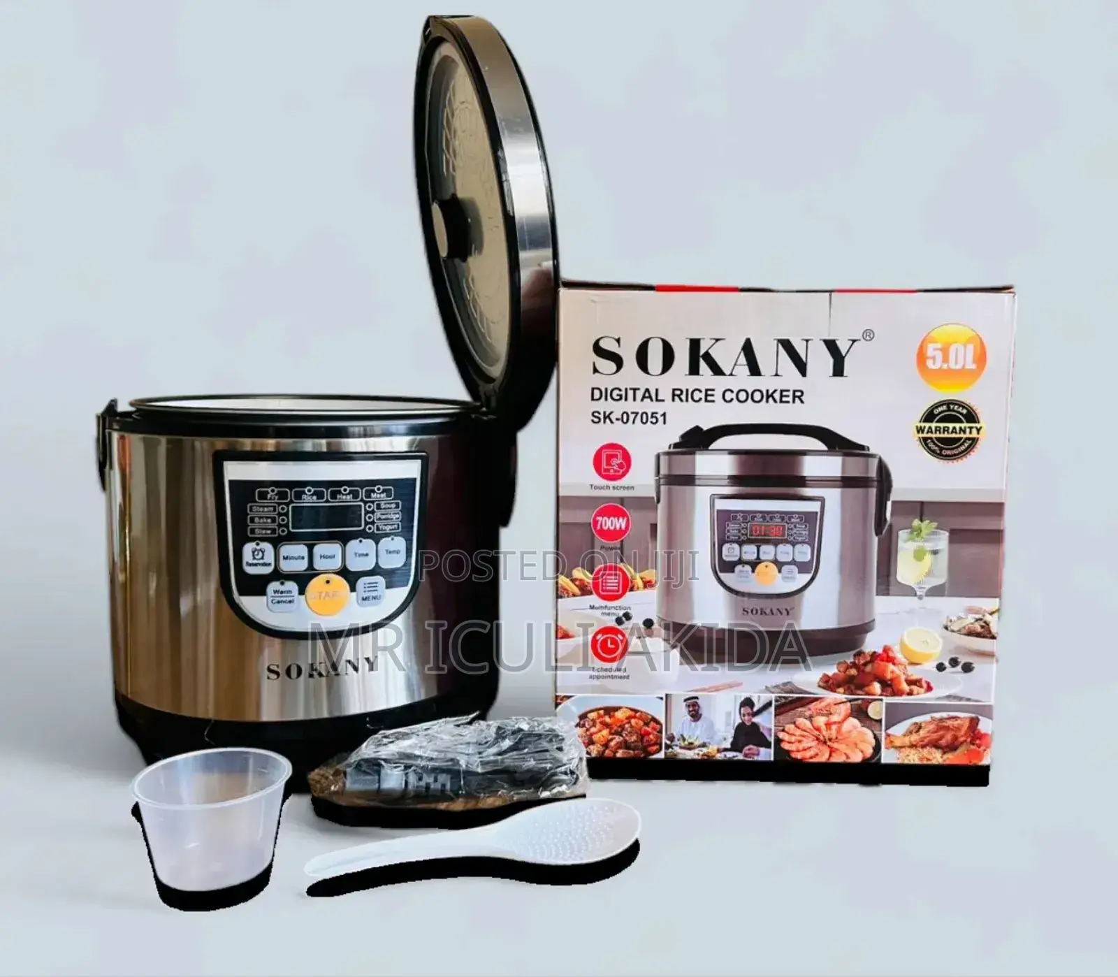 Sokany 5L Digital Micro Computer Electric Rice Cooker
