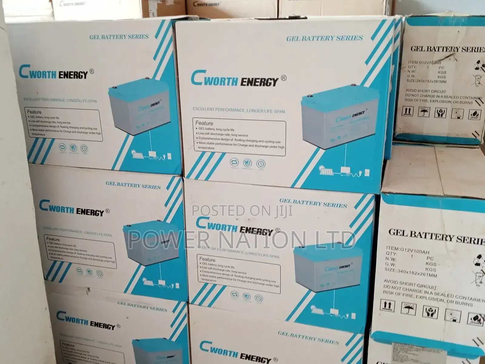 100ah Cworth Solar/Backup Gel Battery