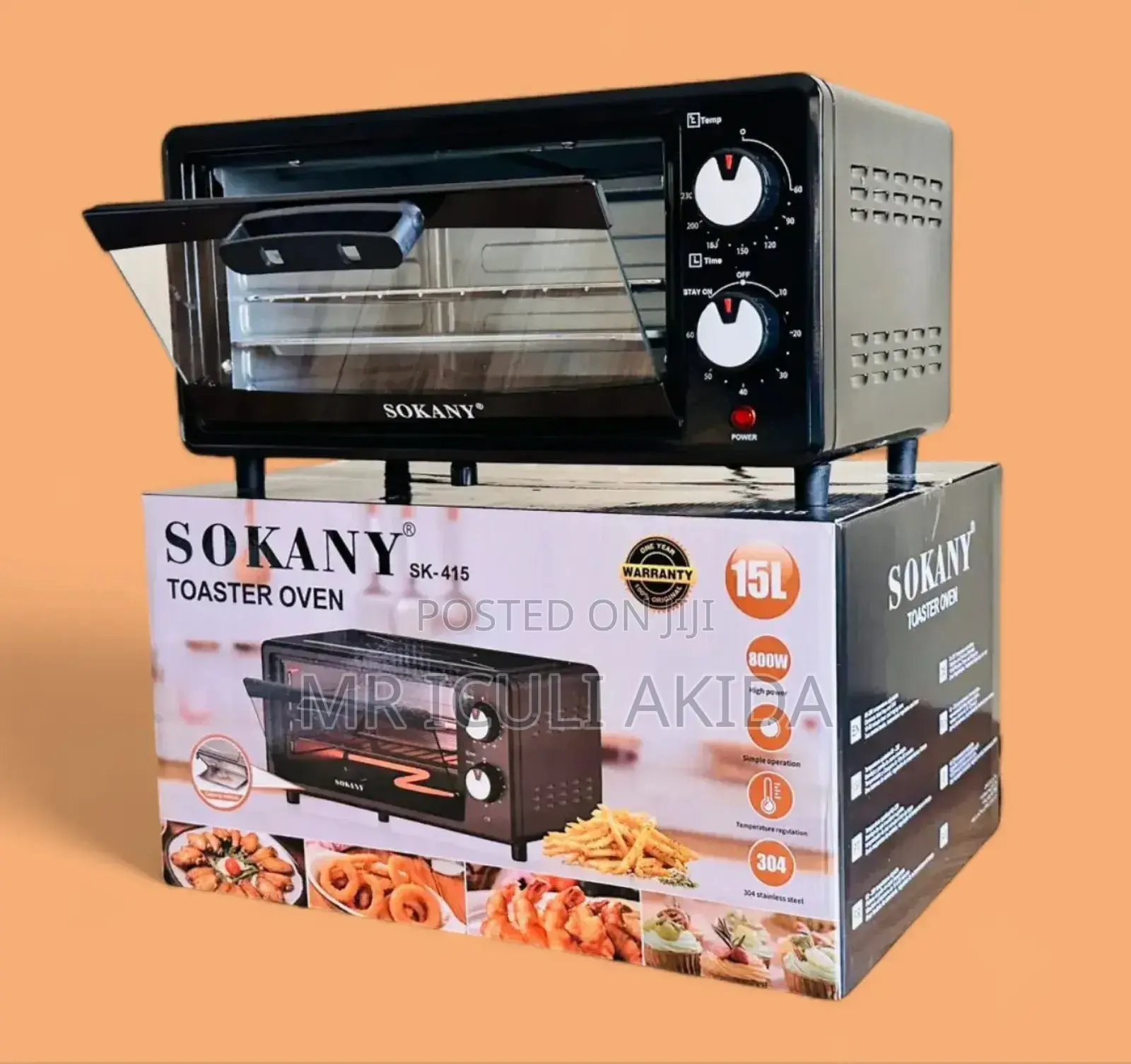 Sokany 15L 800w High Power Toaster Microwave Oven