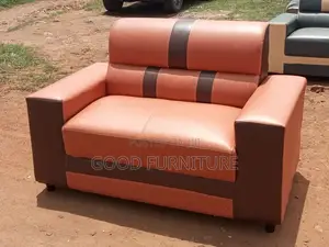 Elegant Leather Two Seater Sofa