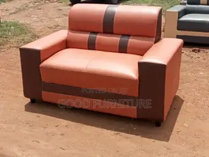 Elegant Leather Two Seater Sofa