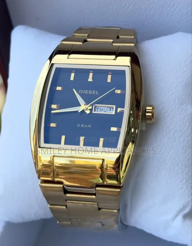 Diesel Bar Men's Watch Gold Color in Central Division Watches