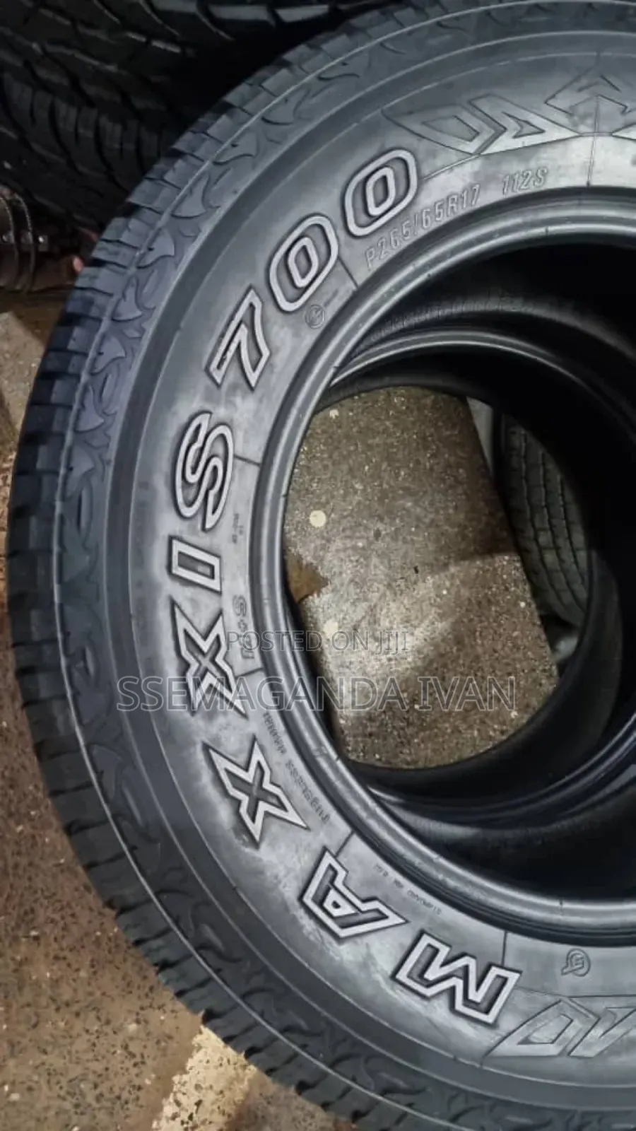 265/65r17 Bravo Maxxis Foreign Used
